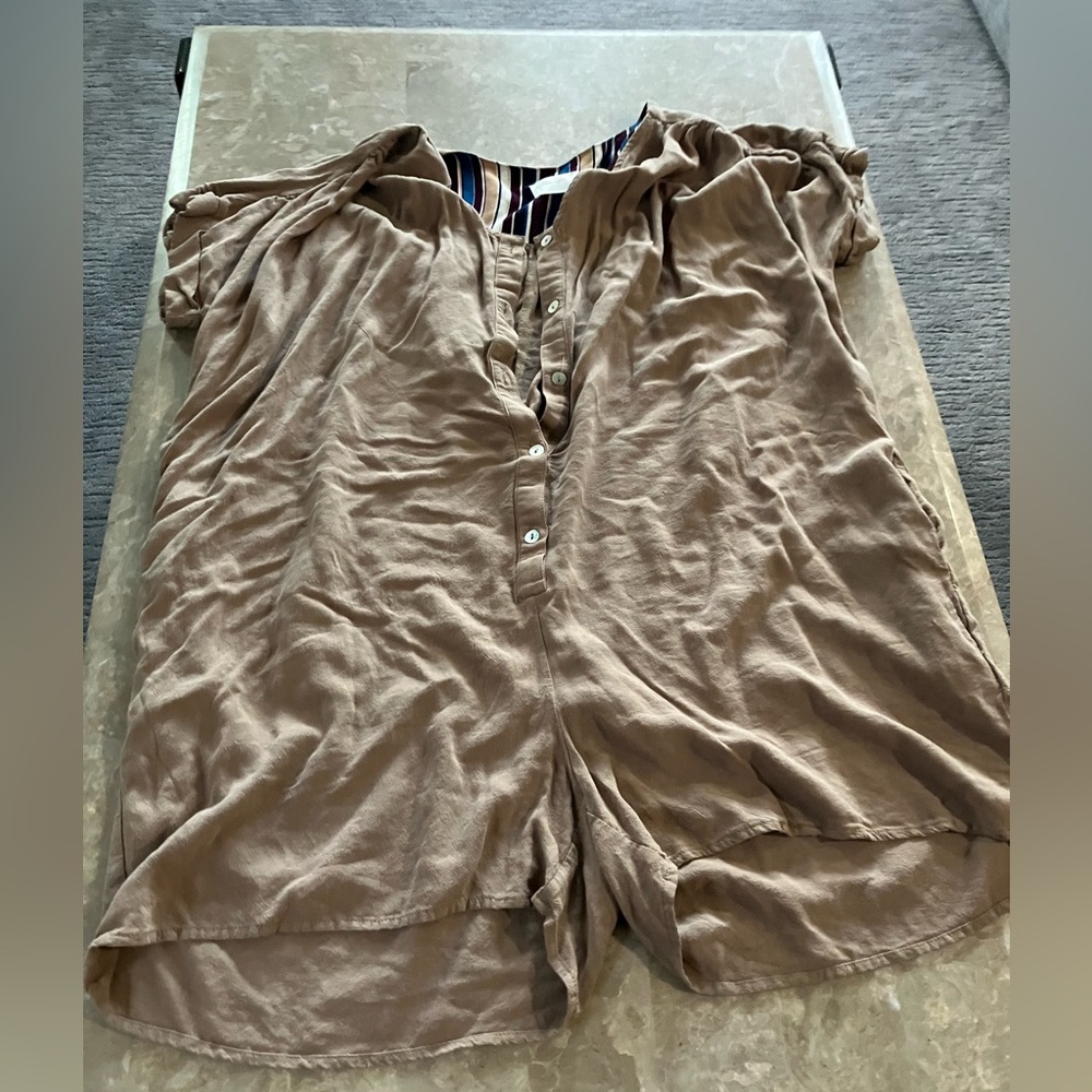 Women's Tan Romper